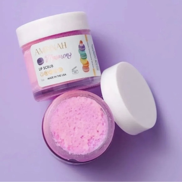 Aminnah Skin Care Macaron Sweet LIP SCRUB NEW - Picture 1 of 3